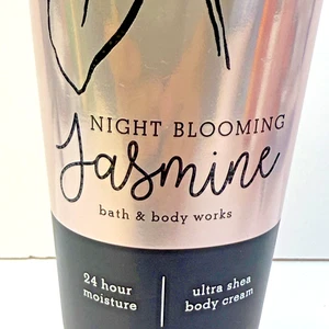 Crema de karité ultra jazmín floración nocturna Bath & Body Works 8 oz nueva descontinuada - Imagen 1 de 5