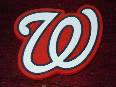 MLB Vintage WASHINGTON NATIONALS LARGE RUBBER Baseball MAGNET Standings Board Cover