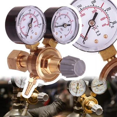 Druckminderer CO2 Argon MIG MAG WIG Schutzgas Schweiß Gas Druckregler 0-300 bar - Bild 1 von 4