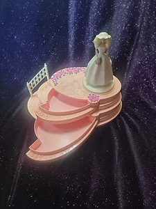 Vintage 1990 Mattel BARBIE Wedding Bride Music Jewelry Box 9.5”x 6” Works - Picture 1 of 4