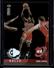 1995-96 Upper Deck Collector's Choice Michael Jordan Players Club Platinum #324