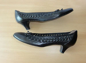 Gabor hochwertige Sommmer Schuhe Pumps Gr. 38 bzw. 5 in Schwarz TOP - Bild 1 von 8