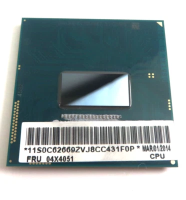Intel Core i5-4300M 2.6GHz FCPGA946 (2 Core) CPU - 04X4051 - Image 1 of 2