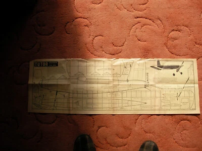 Aeromodeller Plans of the Tutor and Slarmi December 1967 trainer and glider - Image 1 of 2