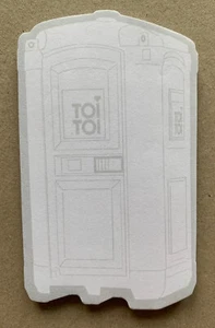 Haftnotizen Klebezettel Block ToiToi Dixi Toilette - Bild 1 von 4