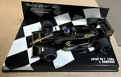 Lotus 98T, 1986 #11 Johnny Dumfries. 1:43 Minichamps Model 430 860011. - Image 1 of 4