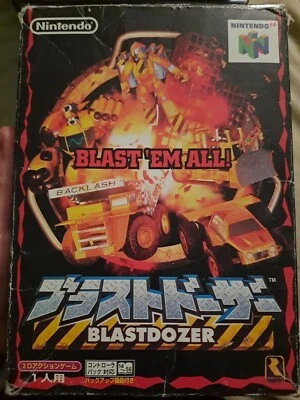 N64 Blast Dozer / Blast Corps in Box Missing manual JAPAN Import US Seller - Image 1 of 3