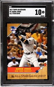 2017 Topps On Demand Aaron Judge '87 Rookie #1 Gem Mint SGC 10 - Picture 1 of 2