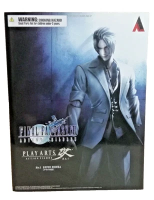 Square Enix Final Fantasy Advent Children Rufus Play Arts Kai Ver1 Action Figure - Image 1 of 4
