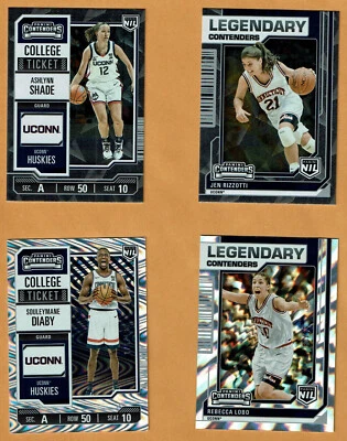 2024-25 Panini UConn NIL Basketball - inserts, parallels and base stars, legends - Image 1 of 4