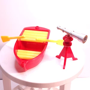Disney Parks Pirates of the Caribbean Mickey Playset PARTS LOT Boat & Telescope - Imagen 1 de 5
