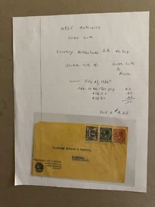 Netherlands Cover July 21, 1936? with Scott Cat 167,172,173 1926-1939 - Picture 1 of 1
