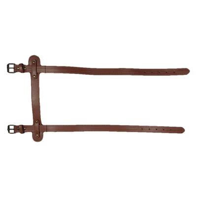 Leather Picnic Blanket Strap With Carry Handle & Shoulder Strap, Beach Mat - Image 1 of 4