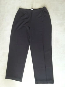 EILEEN FISHER Textured Brown Stretch Pull On Pants Size L - Picture 1 of 3