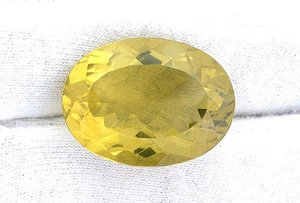 31,13 Karat Oval Brasilianisch Reich Oro De Verde Citrin Edelstein Edelstein EBS772 - Bild 1 von 1