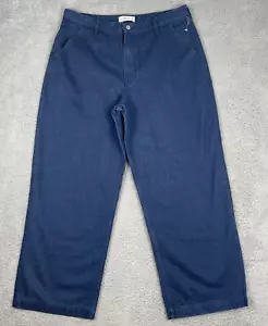 Abercrombie & Fitch Jeans Curve Love Baggy 90s Y2K Wide Leg Size 32 14 Mid-Rise - Picture 1 of 10