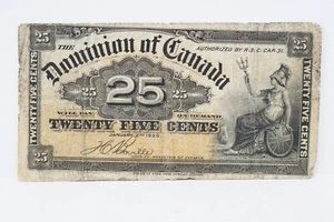 1900 Canada 25 Cent Shinplaster Low Grade (nb389) - Picture 1 of 2