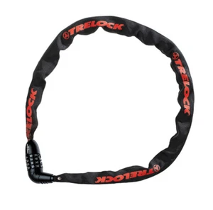 Fahrrad Kettenschloss TRELOCK BC 115 Code 110 cm Schwarz für KTM Stevens u.a. - Bild 1 von 1