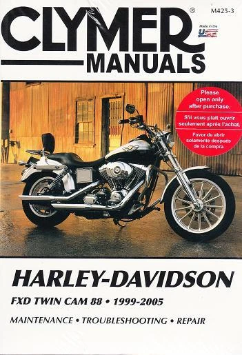 1999-2005 Harley FXD Dyna Twin Cam 88 Repair Service Workshop Shop Manual M4253 - Image 1 of 1