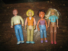 4 Rare Htf Collectable Dollhouse Figures Lot " Sold As Is "