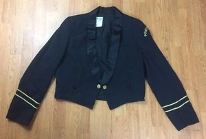 Disfraz de Halloween negro y dorado de banda de marcha uniforme - Imagen 1 de 3