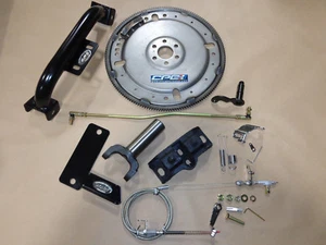 1964-1966 Mustang Automatic AOD Conversion shift linkage/Crossmember kit, USA  - Picture 1 of 11
