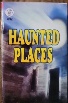 1992 HAUNTED PLACES by Merlin Jones Globe Mini Mag 1239/237 Ghost Stories - Image 1 of 4