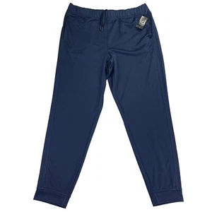 Ideology Mens Drawstring Knit Jogger Sweatpants Navy Blue L - Picture 1 of 1