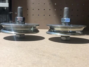 ruote Per Cancelli Scorrevoli V 100x20 Vero Made In Italy - Foto 1 di 6