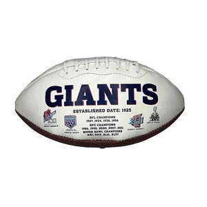New York Giants Signature Series Football with 3 Super Bowl Logos Full Size - Picture 1 of 14