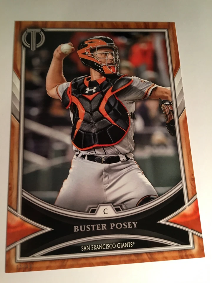 2018 Topps Tribute Jumbo 5x7 Buster Posey Giants 9 08/49 - Image 1 of 1