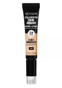 Revlon ColorStay Skin Awaken 5-in-1 Concealer 24 Hours 010 VANILLA .27 oz Sealed - Picture 1 of 4
