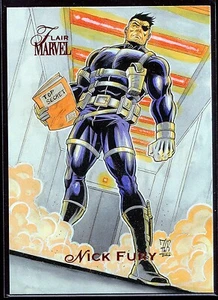 2023 Flair Marvel #88 Nick Fury - Imagen 1 de 3
