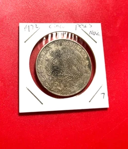 1972 CINCO PESOS MEXICO COIN - NICE WORLD COIN !!! - Picture 1 of 2