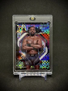Jon Jones  2024 Topps Finest UFC Rare Checkerboard Refractor USA - Picture 1 of 3