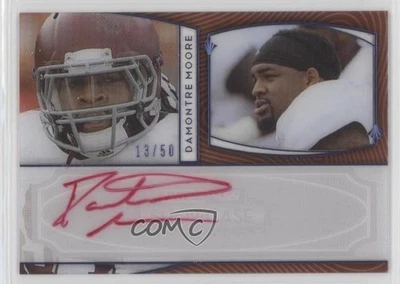 2013 Press Pass Showcase Blue Red Ink /50 Damontre Moore #SC-DM2 Rookie Auto RC - Image 1 of 2