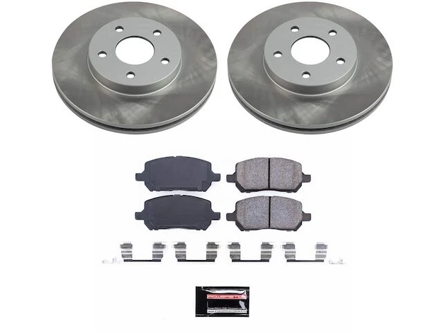 Kit de pastillas de freno delanteras y rotor para Pontiac G5 2008 2009 2007-2010 YP531GQ Foto 1 de 1