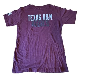 Champion Texas A&M Aggies Adult Shirt Maroon Short Sleeve Size Large L - Picture 1 of 6