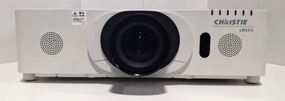 Christie LW551I 3LCD WXGA 5,500 Lumens Digital Projector Lamp Hours: 1398 - Image 1 of 4
