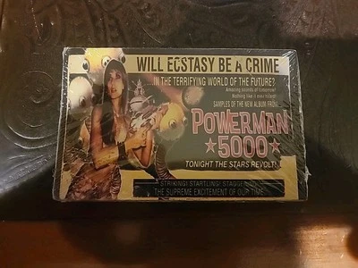 Powerman 5000 Will Ecstacy Be A Crime Stars Revolt Cassette (DreamWorks SEALED) - Image 1 of 3
