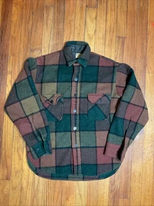 Vintage USA 60s Fox Knapp Distinctive Sportswear Hunting Flannel Shirt season - Picture 1 of 5