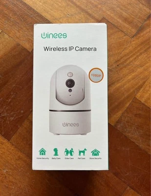 Winees Wireless IP Camera 1080p HD | Smart Security CCTV | BabyPet Monitor | New - Image 1 of 4