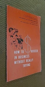 1963 HOW TO SUCCEED IN BUSINSS WITHOUT REALLY TRYING LA Civic Light Opera Assoc - Imagen 1 de 8