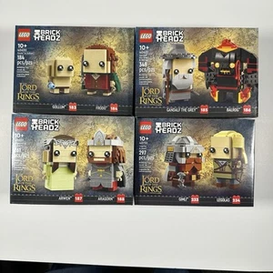 LEGO BrickHeadz Lord of the Rings Lot of 4 LOTR 40630 40631 40632 40751 - Picture 1 of 21