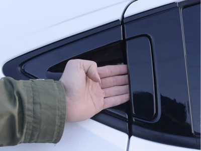 Tampa de maçaneta de porta traseira ABS preta acabamento adequado para Honda HR-V HRV 2016-2019 2020 - Imagem 1 de 4