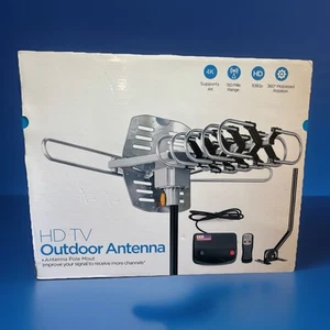 Outdoor HD TV Antenna Up to 150 Miles Long Range UHF/VHF/FM - Picture 1 of 6