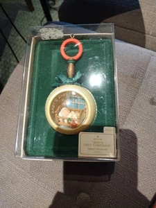 Vintage 1982 3D Hallmark Baby's First Christmas Ornament - Picture 1 of 4
