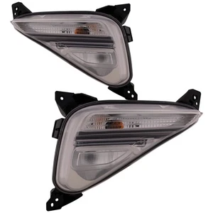 Rear Bumper Mounted Turn Signal Light Set CAPA Certified For 19-21 KIA Forte - Picture 1 of 9