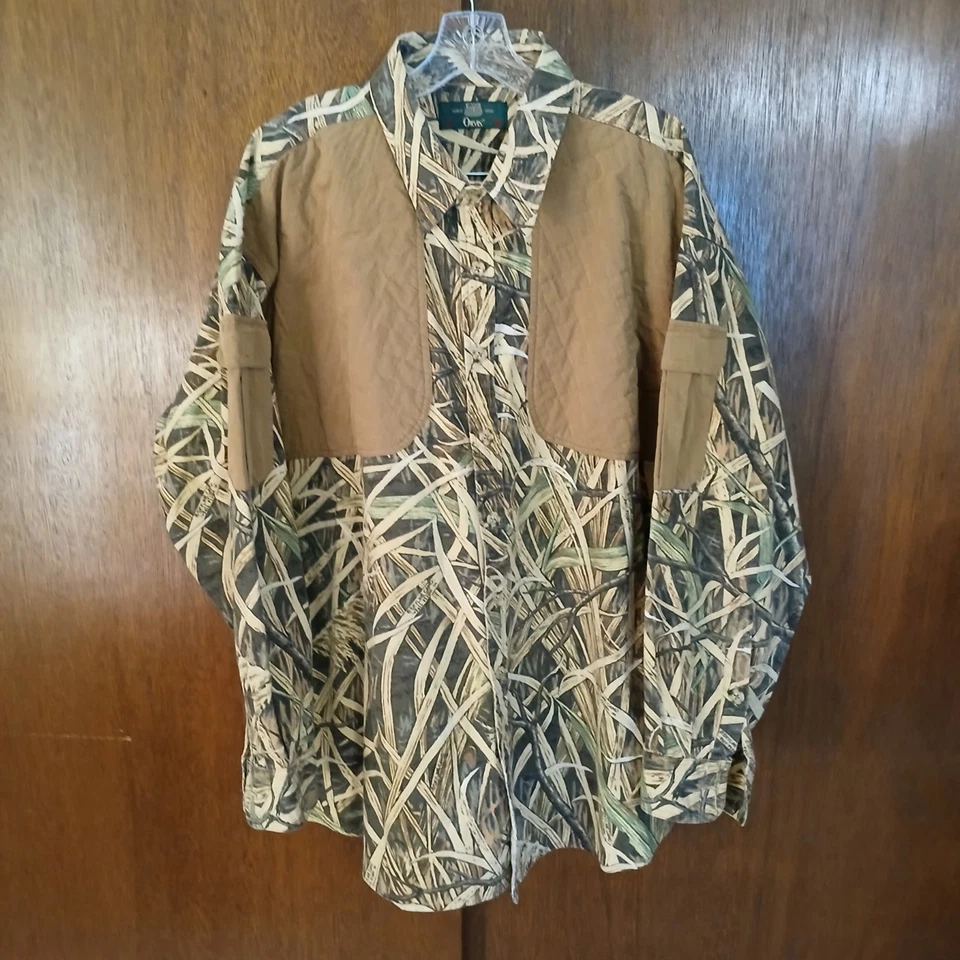 Camisa de Tiro Orvis De Colección Para Hombres XXL Hecha en EE. UU. Skyline Camuflada Otoño Vuelo TM Foto 1 de 4