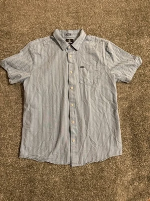 Volcom Button Up Shirt Mens Large Classic Fit Short Sleeve - Image 1 of 4